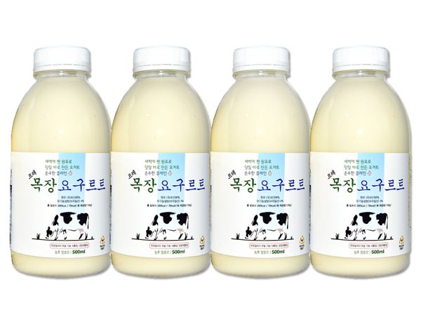 수제 요구르트 500ml*4